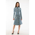 Moschino Blue Cotton Casual Dress