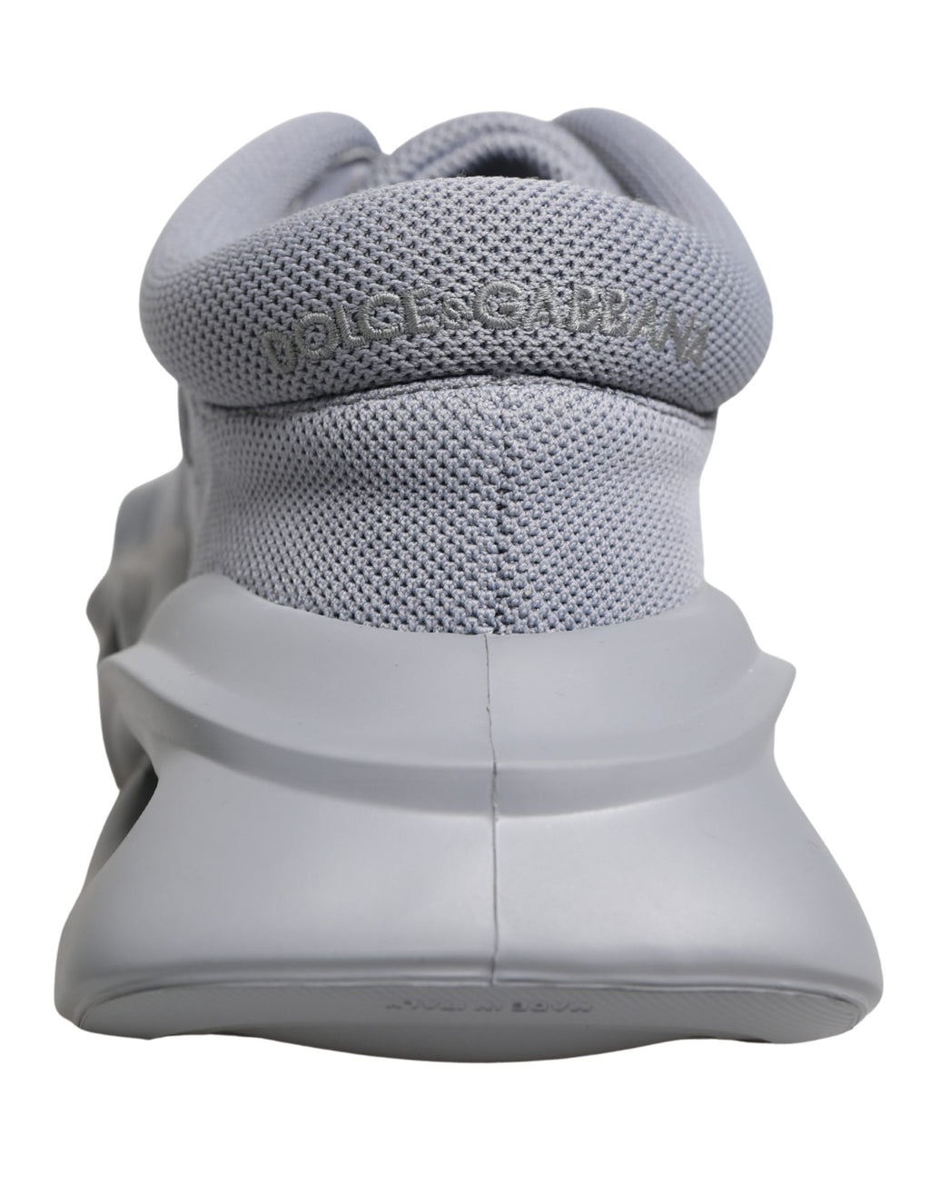 Dolce & Gabbana Gray Slip On Wave Low Top Sneakers