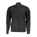 U.S. Grand Polo Black Viscose Men Cardigan