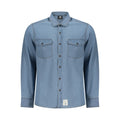U.S. Grand Polo Azzurro Cotton Mens Shirt