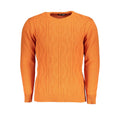 U.S. Grand Polo Arancione Acrylic Men Sweater