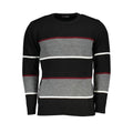U.S. Grand Polo Black Acrylic Mens Sweater