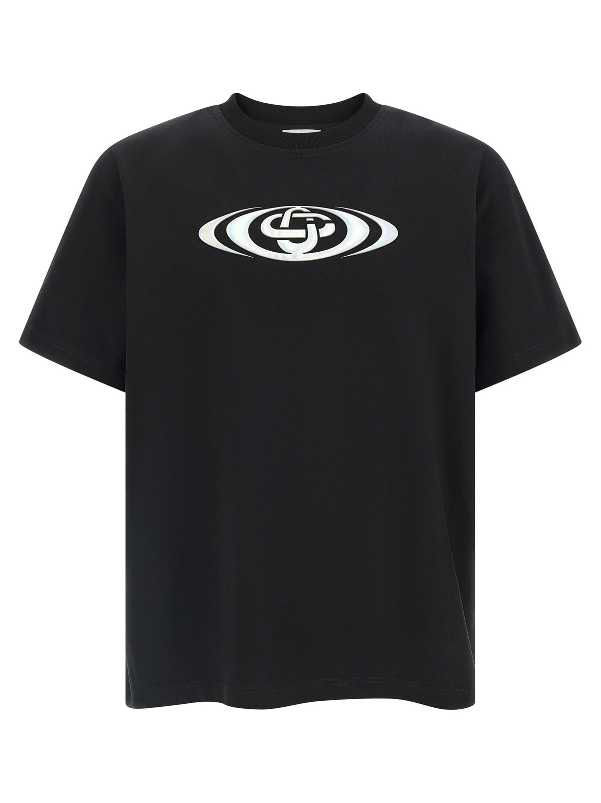Casablanca Black Organic Cotton T-Shirt