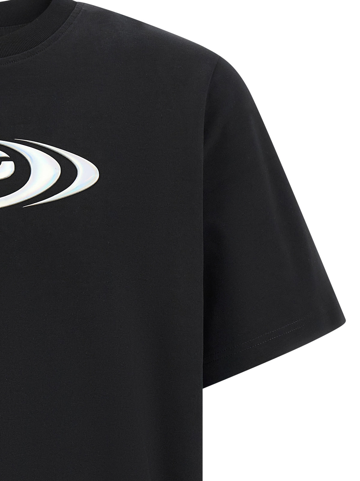 Casablanca Black Organic Cotton T-Shirt