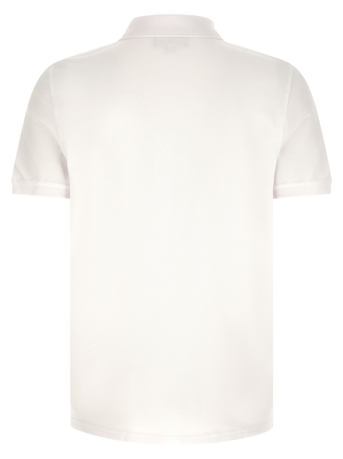 Maison Kitsuné White Cotton Polo Shirt