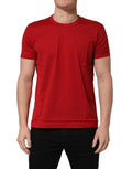Dolce & Gabbana Red Goodluck 2023 Cotton Crew Neck T-shirt