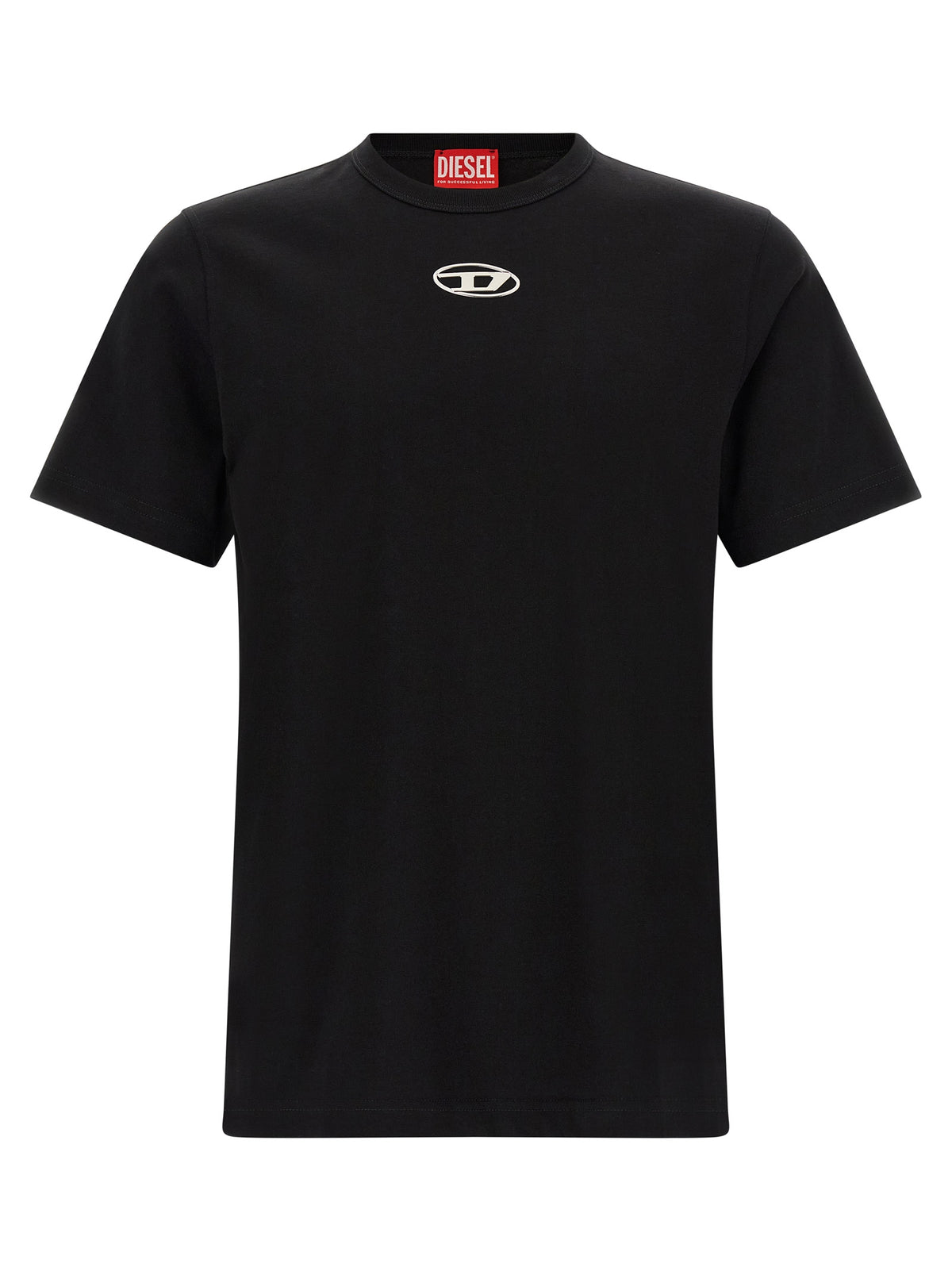 Diesel Black Cotton T-Shirt