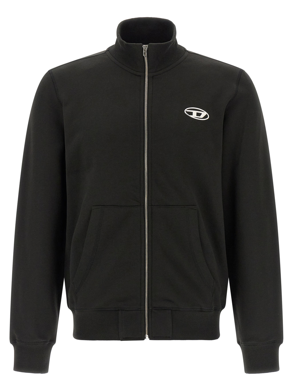 Diesel Black Cotton Sweatshirt