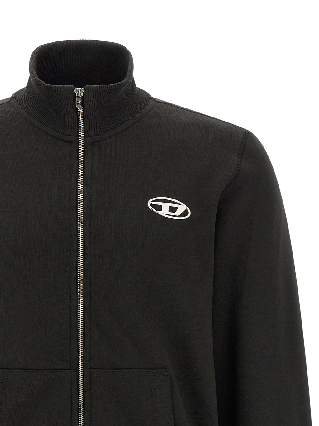 Diesel Black Cotton Sweatshirt
