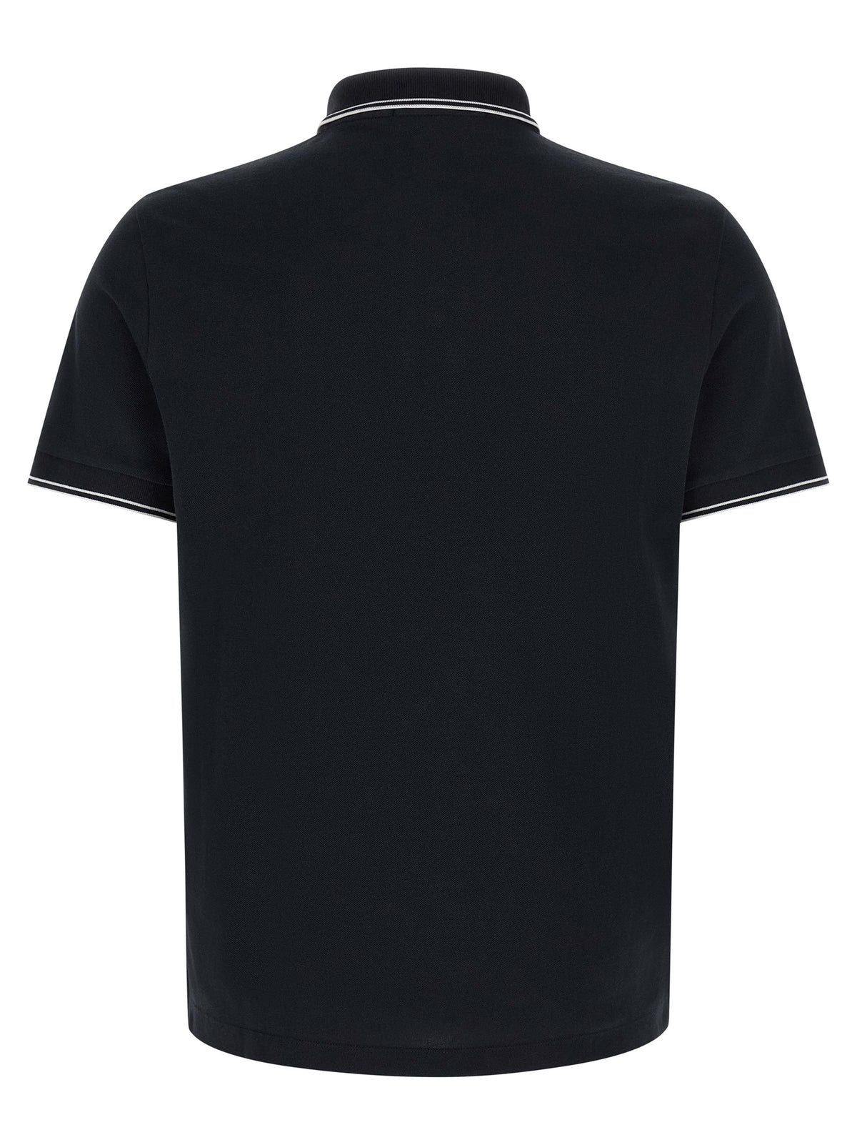 Stone Island Blue Cotton Polo Shirt