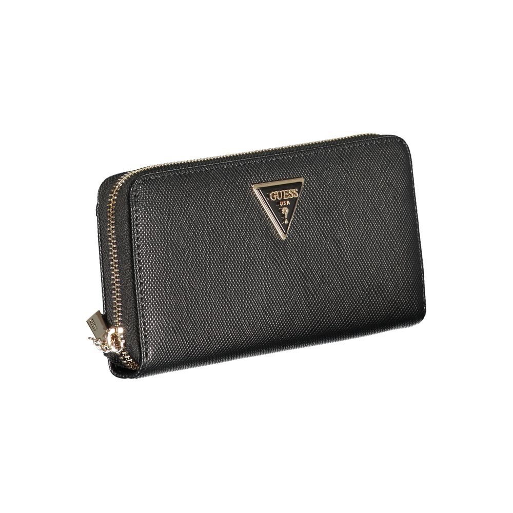Guess Jeans Black Polyurethane Women's Wallet