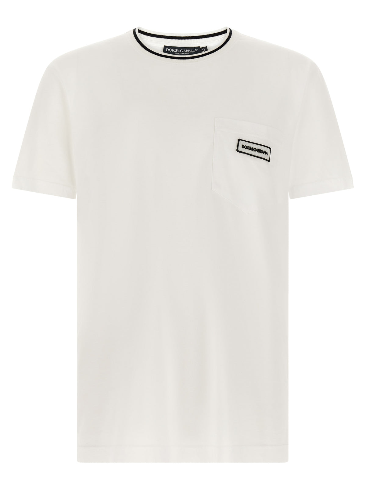 Dolce & Gabbana White Cotton T-Shirt
