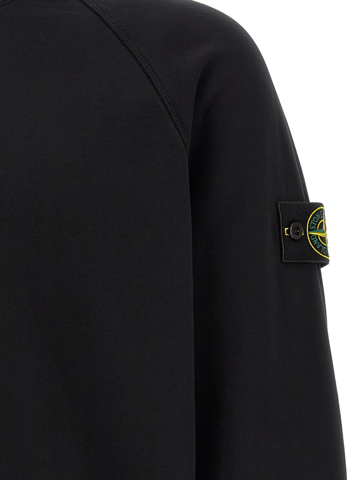 Stone Island Black Cotton Sweatshirt