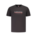 Tommy Hilfiger Black Cotton Mens T-Shirt