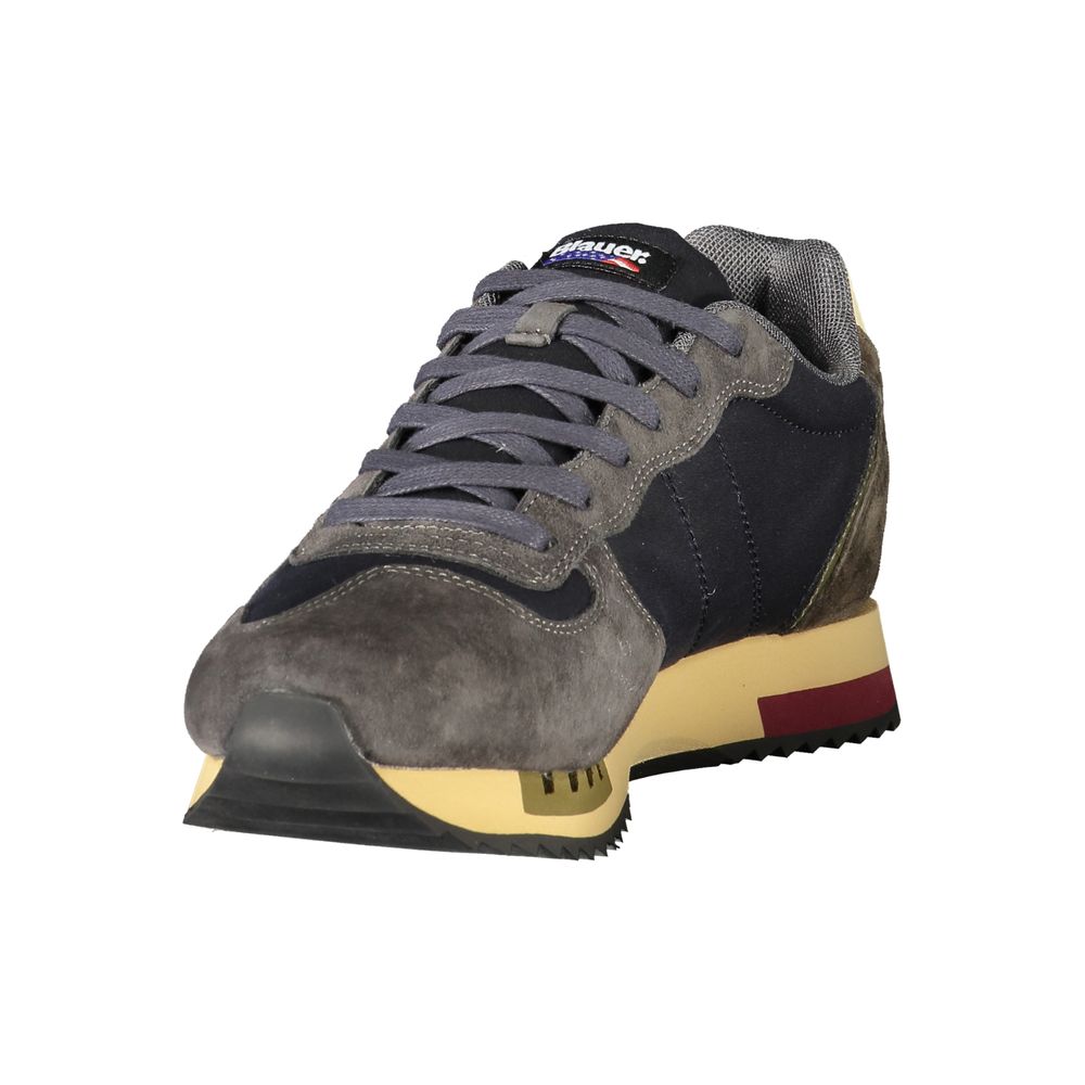 Blauer Blue Leather Men's Sneaker