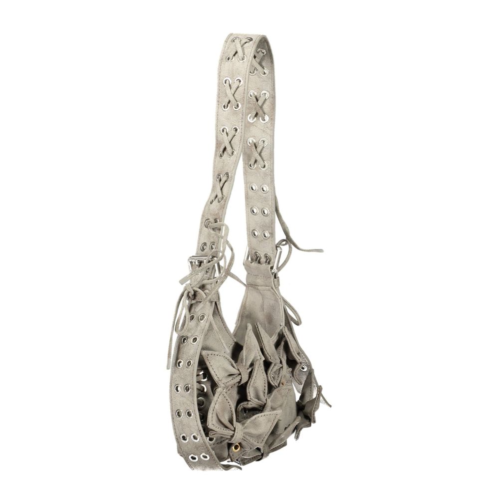 Desigual Grigio Poliuretano Donna Borsa
