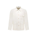 Autore Beige Linen Full-Length Jacket