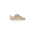 UGG Beige Suede Leather Chunky Sneakers