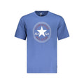 Converse Blu Cotton Men's T-Shirt