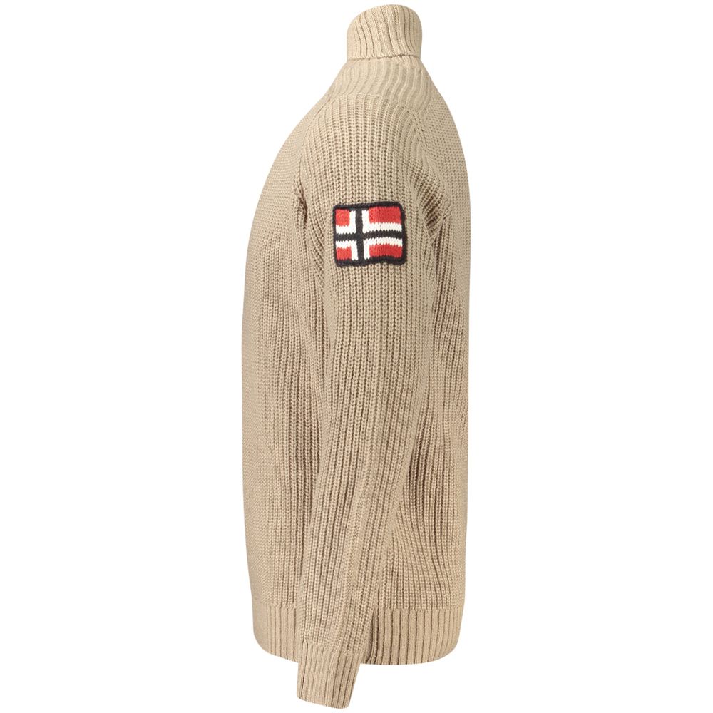 Norway 1963 Beige Acrylic Men's Sweater
