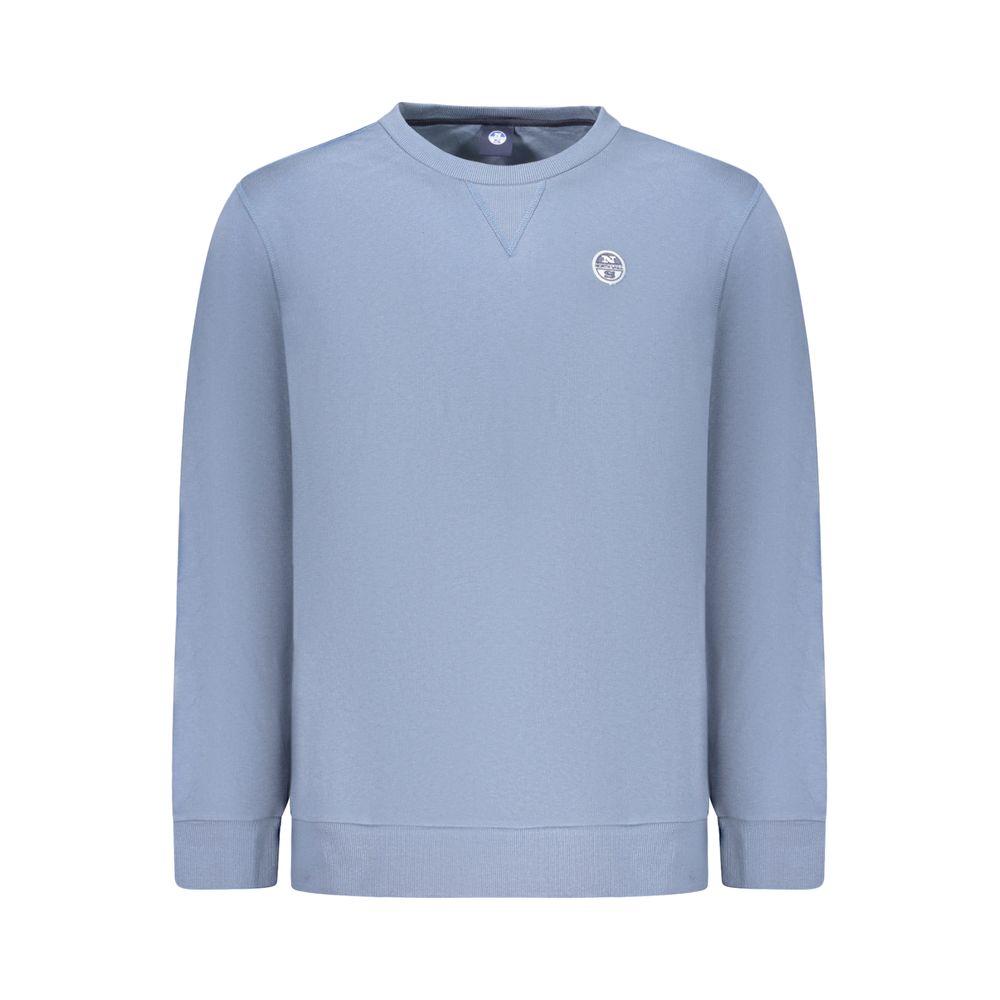 North Sails Blue Cotton Men's Sweatshirt