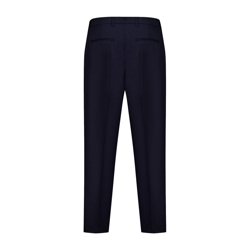 Autore Blue Wool Dress Pants