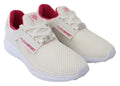 Plein Sport White Polyester Runner Becky Sneakers Shoes
