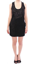 Ermanno Scervino Black Lace Lined Stretch Mini Dress