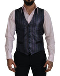 Dolce & Gabbana Multicolor Polyester Waistcoat Dress Formal Vest