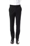 Uominitaliani Gray Wool Men's Suit Pants