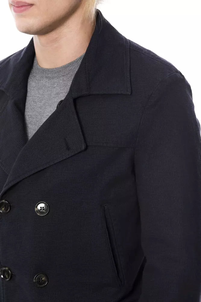 Verri Blue Cotton Blazer
