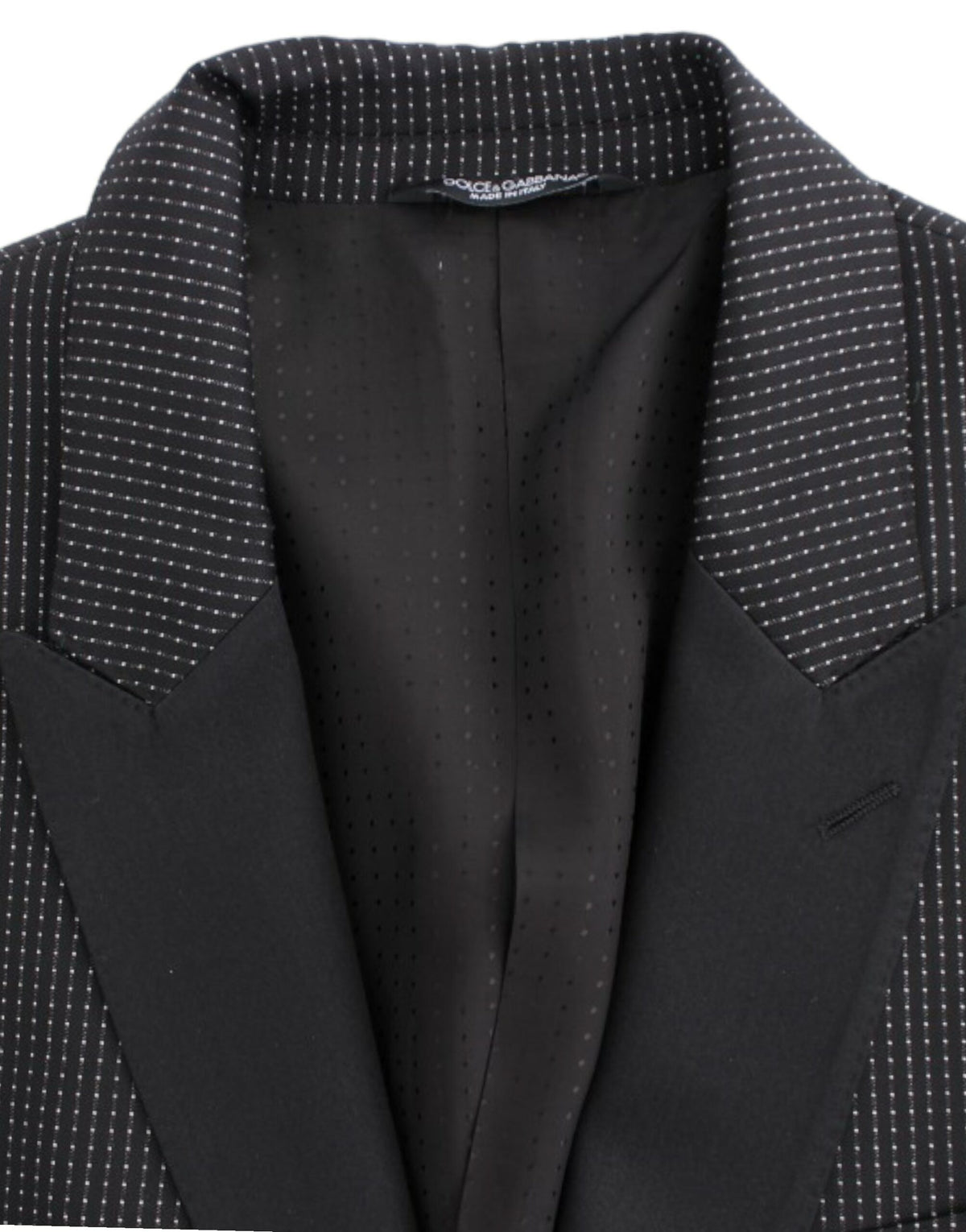 Dolce & Gabbana Dark Gray Wool Silk Slim MARTINI Jacket Blazer