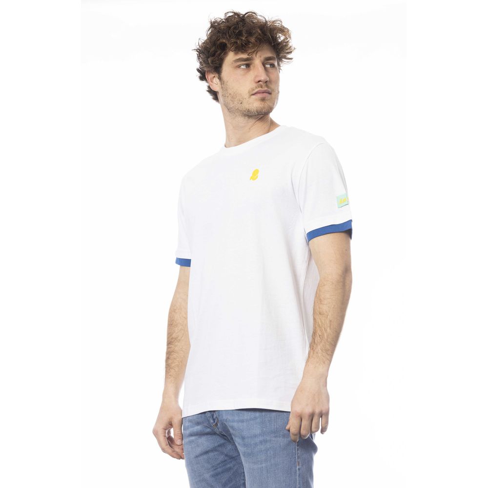 Invicta White Cotton Men's T-Shirt