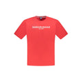 North Sails Red Cotton Men T-Shirt