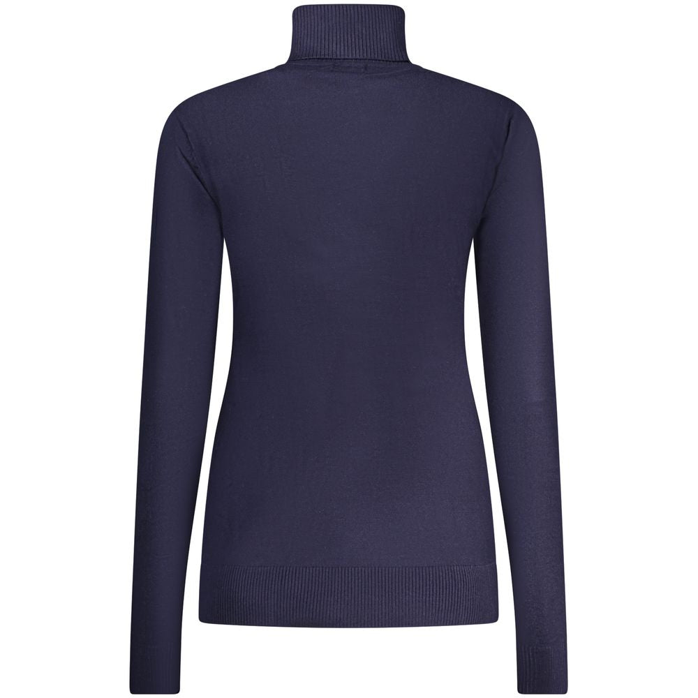 Norway 1963 Blu Viscosa Woman Sweater