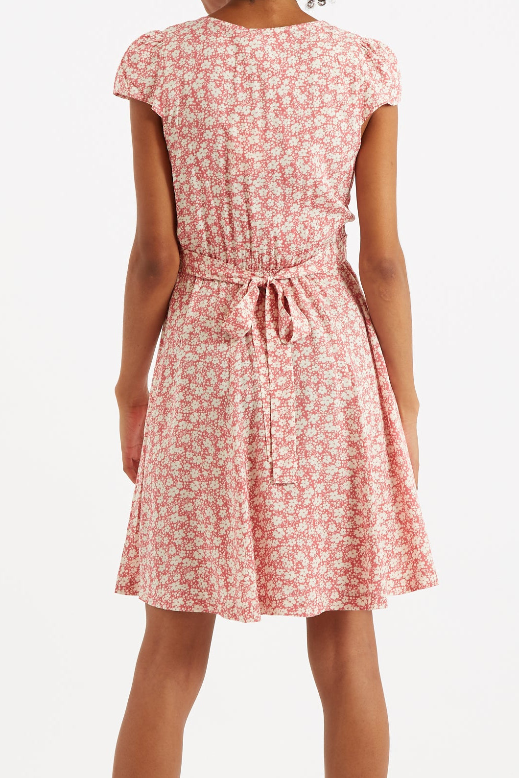 Cathleen Mini Periwinkle Tea Dress