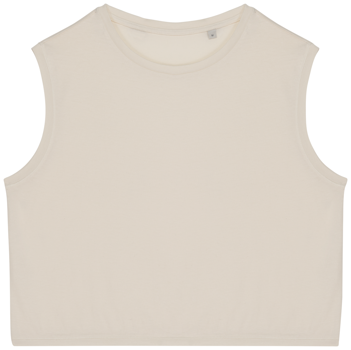 Organic Faded Cropped Tank Top: Womens