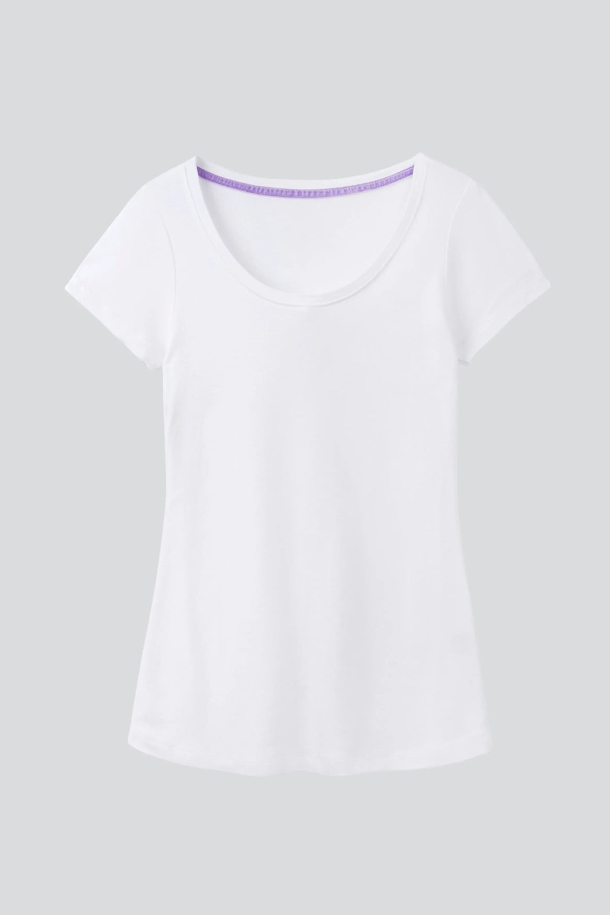 Scoop Neck Cotton Modal T-Shirt
