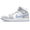Air Jordan 1 Mid Wmns 'White Wolf Grey'