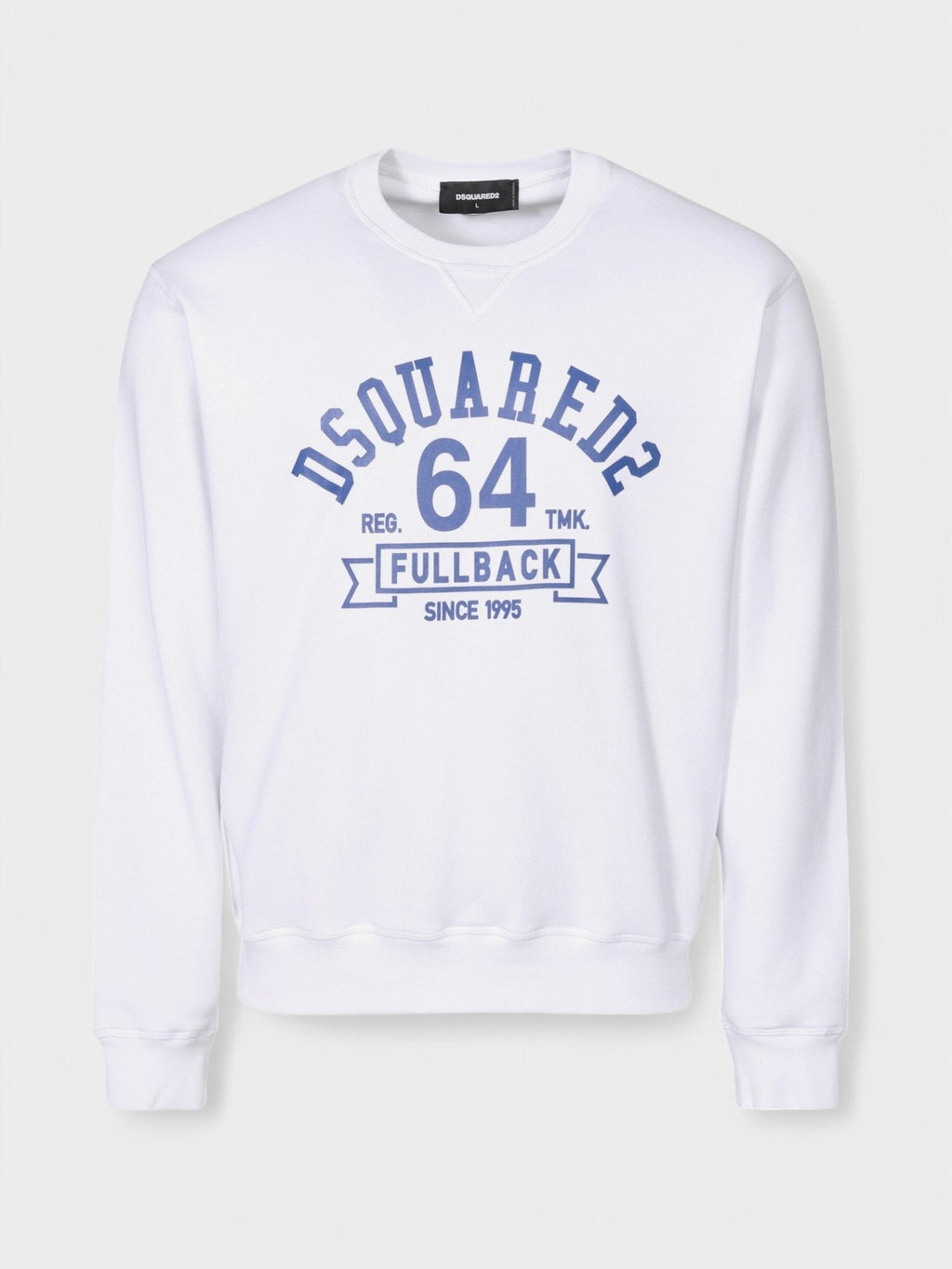 DSqaured2 Fullback College Sweatshirt White