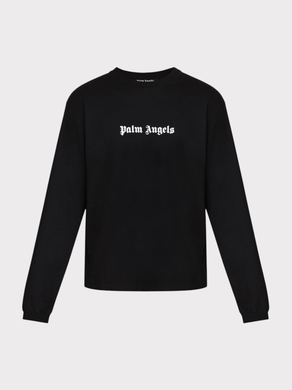 Palm Angels Classic Logo Slim Tee Long Sleeve Black